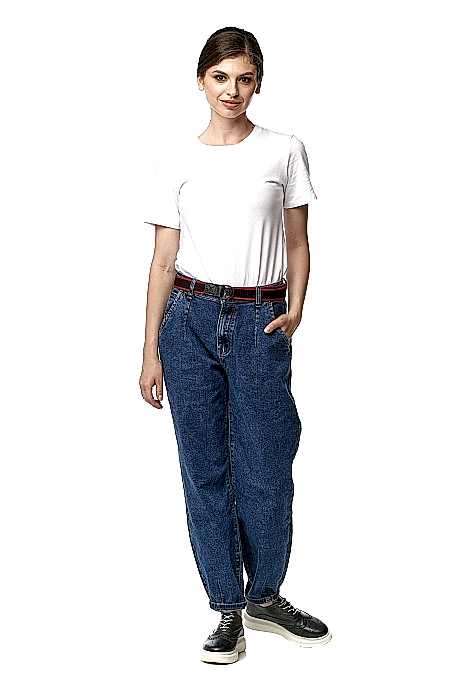 Брюки 5819 джинсы, синий