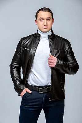 Фото товара Куртка кожзам 2105, черный