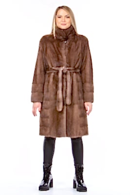 Фото товара Шуба из норки 001/232В, пастель