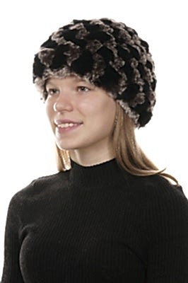 Фото товара Шапка SHWMKRVT056 кролик, Черно-коричневый