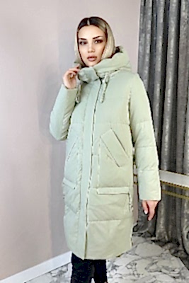 Фото товара П/пальто 111 зима, фисташковый