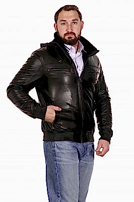 Фото товара Куртка кожа 1013.1320, черный