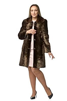 Фото товара Пальто мутон М34/СВ (норка), коричневый