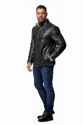 Фото товара Куртка кожа 1013.1121 (овчина), синий