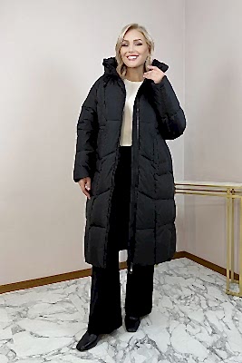 Фото товара Пуховик 8855 зима, черный