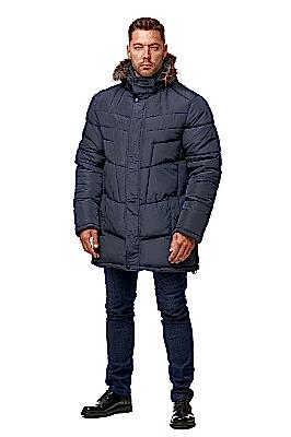 Фото товара Пуховик мужской на синтепоне 8170, синий