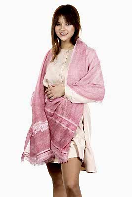 Фото товара Палантин текстиль PL-120, розовый