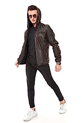 Фото товара Куртка кожа 1021.S-678, хаки