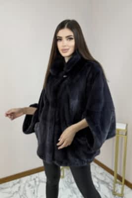 Фото товара Куртка норка V&G м 20512, баклажан