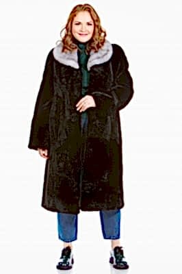 Фото товара Пальто мутон Светлана О-7 2, черный