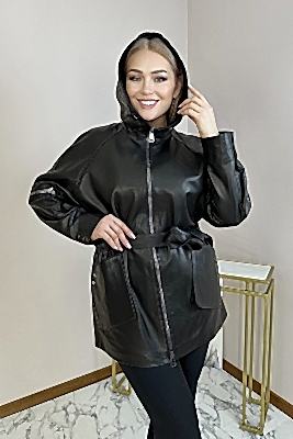 Фото товара Куртка кожа жен. 1013.1519 лето, черный