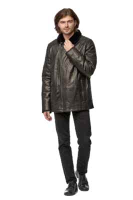 Фото товара Куртка кожа муж. 1009.4086 зима, черный