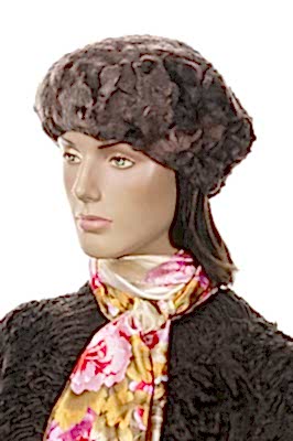 Фото товара Шапка каракуль 001.001, розовый 2